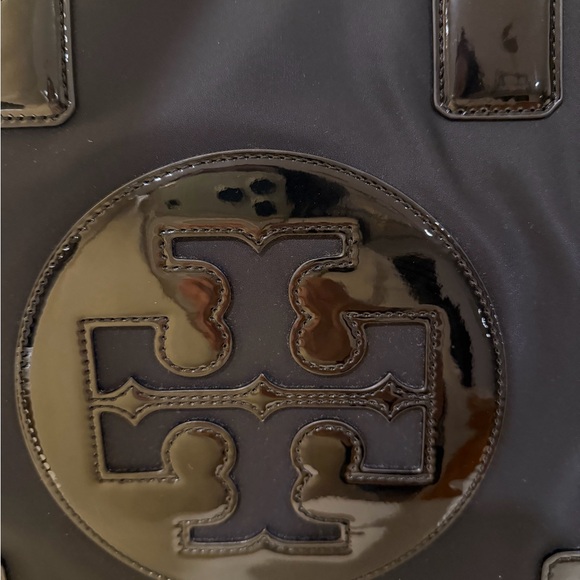 NWT Tory Burch Mini Ella Black Tote Bag - Picture 2 of 4